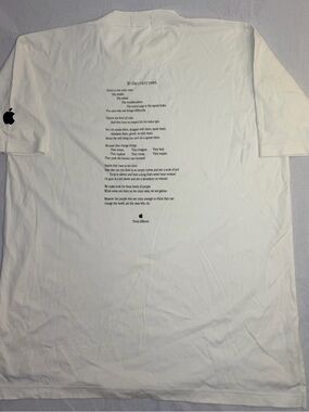 Vintage Apple Think Different “To The Crazy Ones” Shirt Large